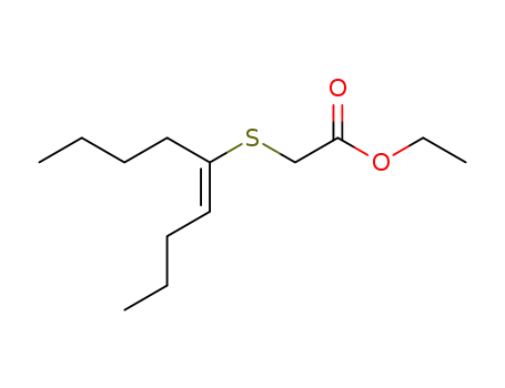 (1-butyl-pent-1-enylmercapto)-acetic acid ethyl ester