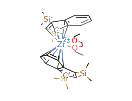 (η6-indenyl-1,3-(SiMe3)2)(η5-indenyl-1,3-(SiMe3)2)Zr(1,2-diethoxyethane)