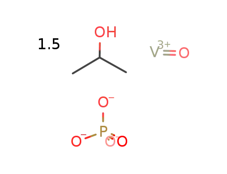 vanadyl phosphate intercalated with 2-propanol