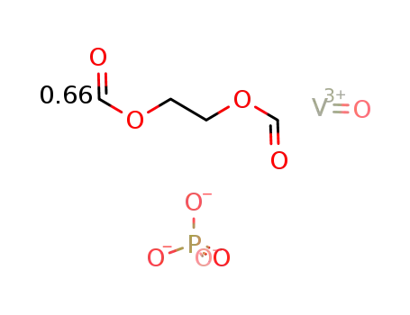 vanadyl phosphate intercalated with ethylene glycol diformate
