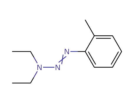 Molecular Structure of 36719-44-5 (1-Triazene, 3,3-diethyl-1-(2-methylphenyl)-)