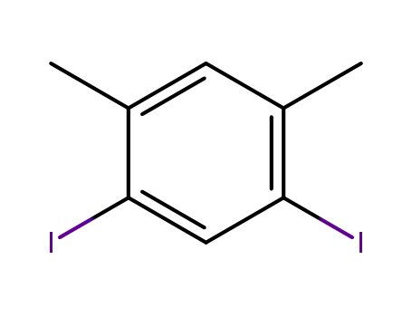 Molecular Structure of 4102-50-5 (Benzene, 1,5-diiodo-2,4-dimethyl-)