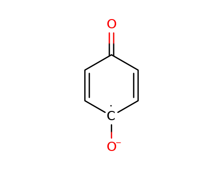 p-benzosemiquinone radical anion