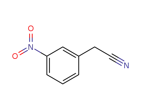 Molecular Structure of 621-50-1 (3-NITROPHENYLACETONITRILE)