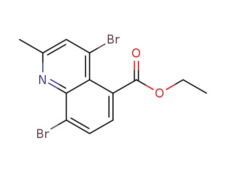 ethyl 4,8-dibromo-2-methylquinoline-5-carboxylate