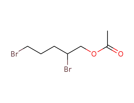 2,5-Dibromo-1-pentanol acetate