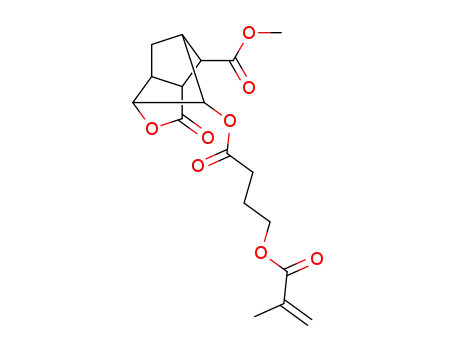 7-methoxycarbonyl-2-oxohexahydro-3,5-methano-2H-cyclopenta[b]furan-6-yl 4-(methacryloyloxy)butyrate