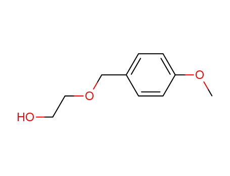 Molecular Structure of 13807-89-1 (Ethanol, 2-[(4-methoxyphenyl)methoxy]-)