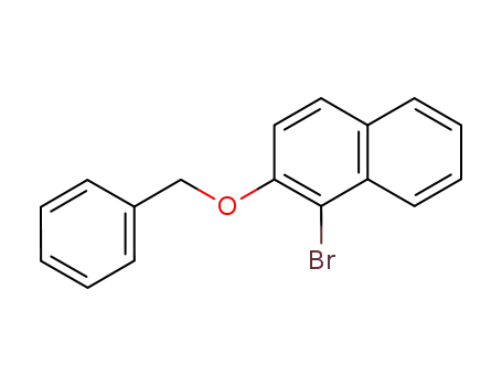 Molecular Structure of 41908-23-0 (2-(Benzyloxy)-1-broMonaphthalene)