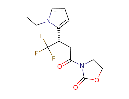 3-[4,4,4-trifluoro-3-(1-methyl-1H-pyrrol-2-yl)butyryl]oxazolidin-2-one