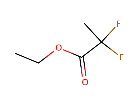 Molecular Structure of 28781-85-3 (2,2-Difluoropropionic acid ethyl ester)