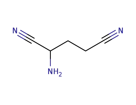 Molecular Structure of 2478-50-4 (Pentanedinitrile, 2-amino-)