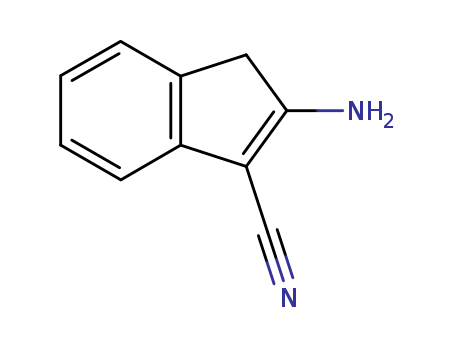 1H-Indene-3-carbonitrile, 2-amino-