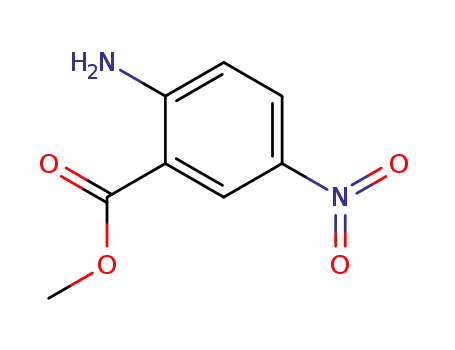 Molecular Structure of 3816-62-4 (METHYL 2-AMINO-5-NITROBENZOATE)