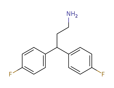 Molecular Structure of 91472-94-5 (3,3-bis(4-fluorophenyl)propan-1-aMine)