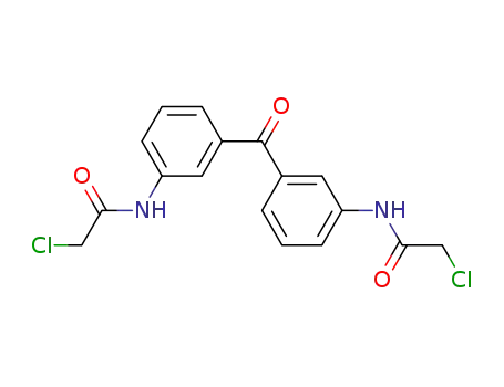3,3'-bis-(2-chloro-acetylamino)-benzophenone
