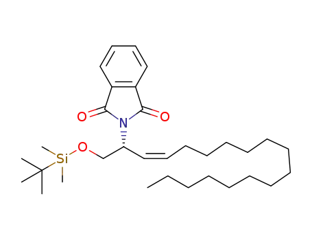 (R,Z)-2-(1-((tert-butyldimethylsilyl)oxy)octadec-3-en-2-yl)isoindoline-1,3-dione