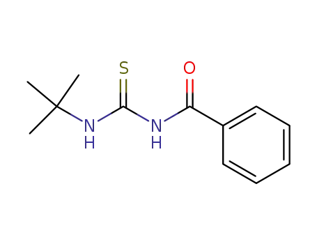 Molecular Structure of 22283-39-2 (N-benzoyl-N'-tert-butylthiourea)