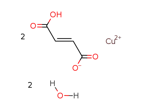 Cu(II)(fumarate)2(H2O)2