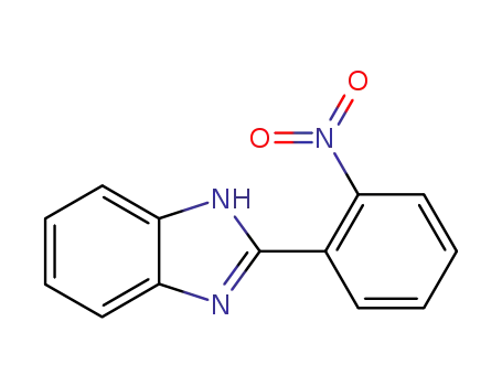 Molecular Structure of 2208-58-4 (2-(2-NITROPHENYL)-1H-BENZO[D]IMIDAZOLE)