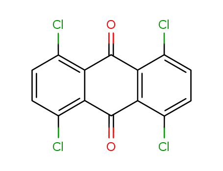 Molecular Structure of 81-58-3 (1,4,5,8-Tetrachloroanthraquinone)