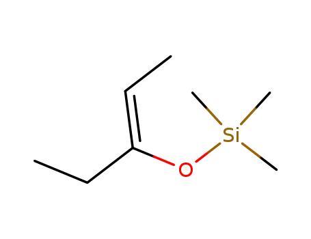 Molecular Structure of 51425-54-8 (Silane, [[(1Z)-1-ethyl-1-propenyl]oxy]trimethyl-)