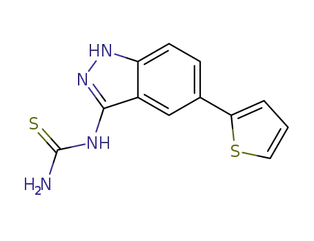 N-[5-(2-thienyl)-1H-indazol-3-yl]thiourea