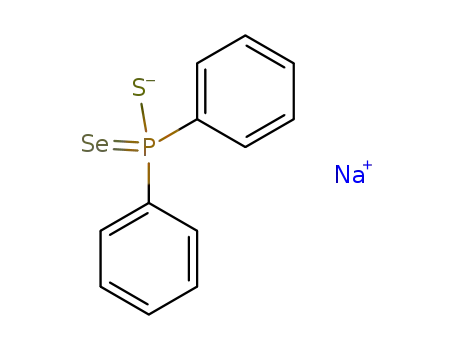 diphenylthioselenophosphinic acid sodium salt