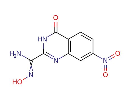 N'-hydroxy-7-nitro-4-oxo-3,4-dihydroquinazoline-2-carboximidamide