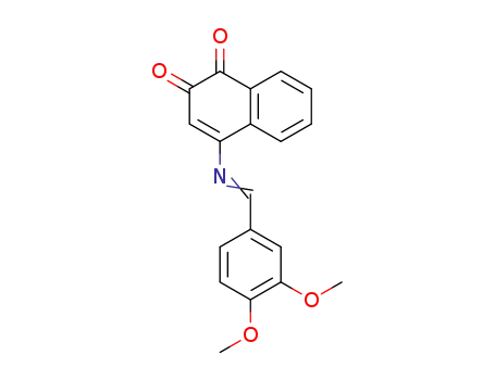 4-(3,4-dimethoxybenzylideneamino)naphthalene-1,2-dione