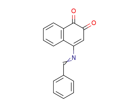 4-(benzylideneamino)naphthalene-1,2-dione