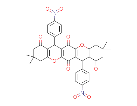 3,3,10,10-tetramethyl-7,14-bis(4-nitrophenyl)-3,4,10,11-tetrahydrochromeno[2,3-b]xanthene-1,6,8,13(2H,7H,9H,14H)-tetraone