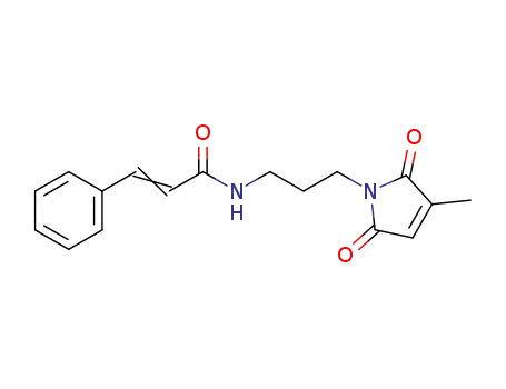 N-[3-(3-methyl-2,5-dioxo-2,5-dihydro-1H-pyrrol-1-yl)propyl]cinnamamide