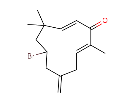 (2E,10E)-7-bromo-2,9,9-trimethyl-6-methylenecycloundeca-2,10-dienone