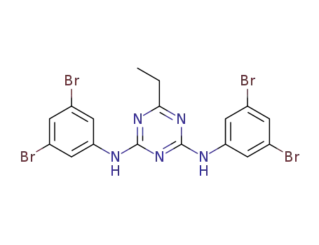 2-ethyl-4,6-bis[(3,5-dibromophenyl)amino]-1,3,5-triazine