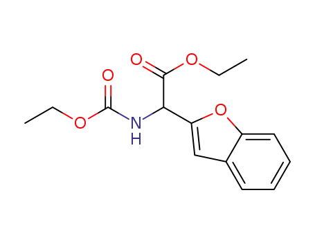 ethyl 2-(benzofuran-2-yl)-2-((ethoxycarbonyl)amino)acetate