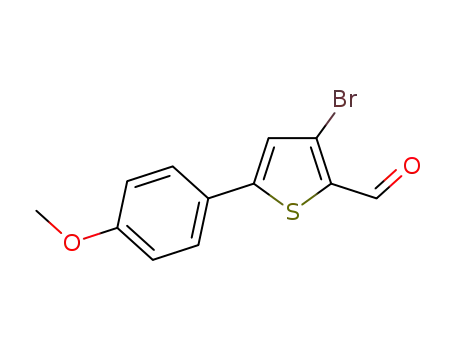 3-bromo-5-(4-methoxyphenyl)thiophene-2-carbaldehyde