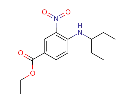 4-(1-ethylpropylamino)-3-nitrobenzoic acid ethyl ester