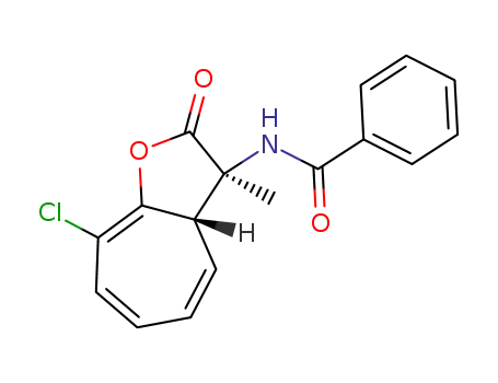 rac-N-((3S,3aS)-8-chloro-3-methyl-2-oxo-3,3a-dihydro-2H-cyclohepta[b]furan-3-yl)benzamide