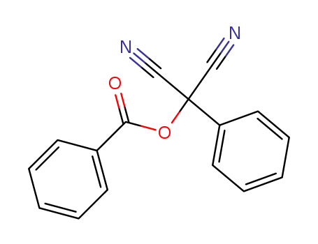Molecular Structure of 5467-94-7 (alpha,alpha-dicyanobenzyl benzoate)