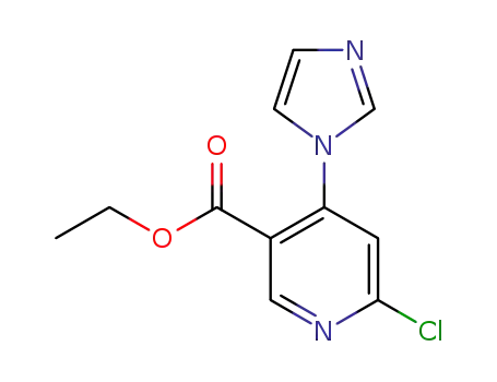 ethyl 6-chloro-4-(1H-imidazol-1-yl)nicotinate
