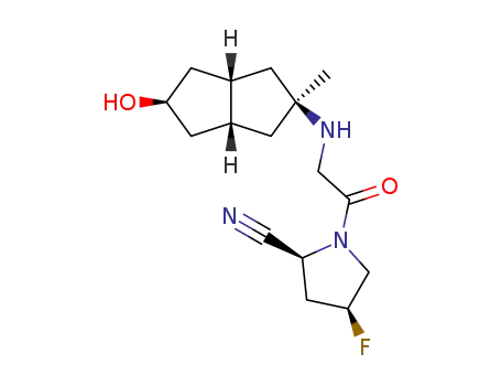 (2S,4S)-1 [2-[[(3aR,6aS)-5-hydroxy-2-methyl-3,3a,4,5,6,6a-hexahydro-1H-pentalen-2-yl]amino]acetyl]-4-fluoro-pyrrolidine-2-carbonitrile