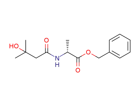 (R)-benzyl 2-(3-hydroxy-3-methylbutanamido)propanoate