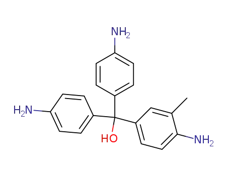 Molecular Structure of 76-82-4 ((4-amino-3-methyl-phenyl)-bis(4-aminophenyl)methanol)