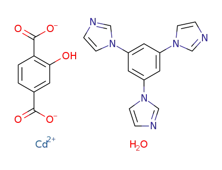 [Cd(1,3,5-tris(1-imidazolyl)benzene)(2-OH-1,4-benzenedicarboxylate)]*H2O