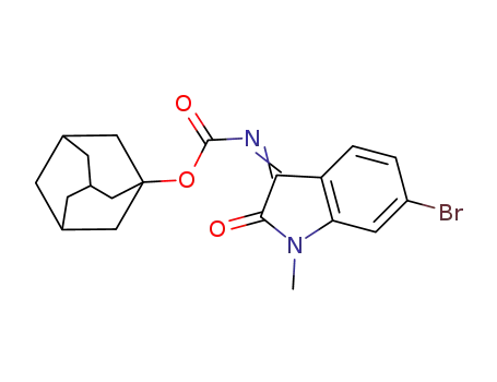 6-bromo-1-methyl-3-(1-adamantoxycarbonylimino)indolin-2-one