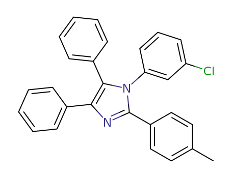 1-(3-chlorophenyl)-4,5-diphenyl-2-p-tolyl-1H-imidazole