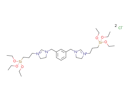 1,1’-[1,3-phenylenebis(methylene)]bis{3-[3-(triethoxysilyl)propyl]-4,5-dihydro-1H-imidazol-3-ium} chloride