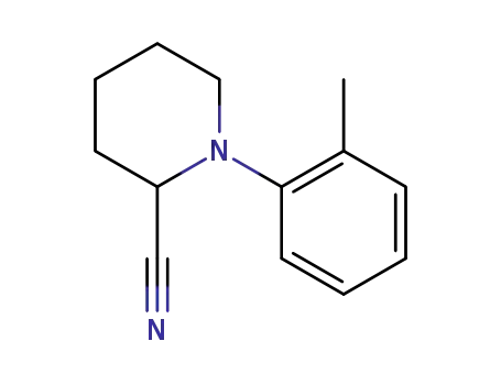 1-(2-methylphenyl)piperidine-2-carbonitrile