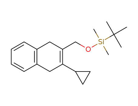2-cyclopropyl-3-(tert-butyldimethylsiloxymethyl)-1,4-dihydronaphthalene